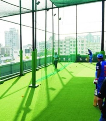 Terrace Cricket Practice Nets in Pune & Mumbai | Call 9170350909 for High Quality Nylon Nets Fixing.