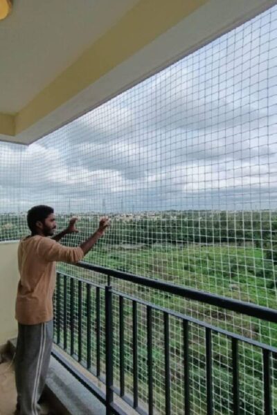 Balcony Safety Nets Installation in Pune | Call 9170350909 for Best Quality Nets Fixing.